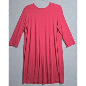 J Jill Wearever Collection Womens Size M Dress Stretch 3/4 Sleeve Minimalist